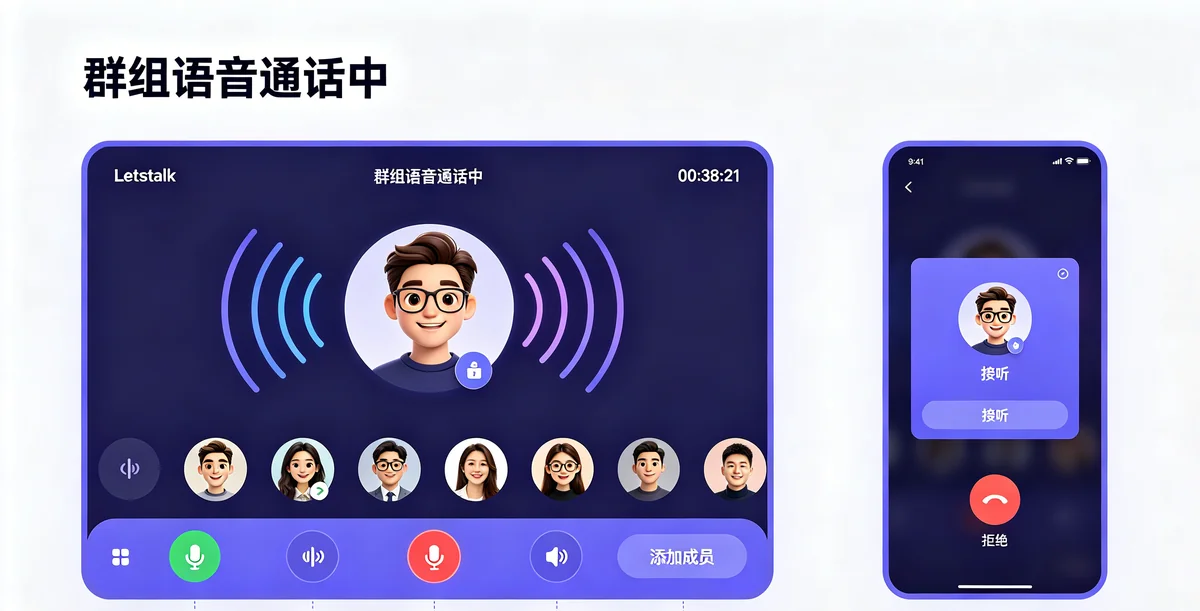 Letstalk客户端下载 - 安全聊天软件|加密通讯电脑版