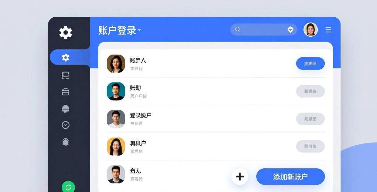 多账号界面